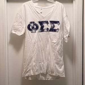 American Apparel Phi Sigma Sigma V-Neck